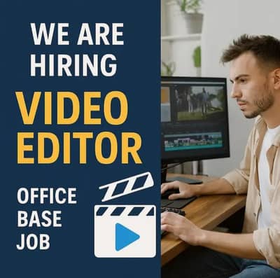 Video Editor Required - Video Editing Job