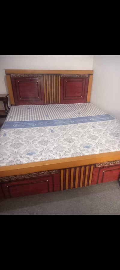 New Bed 10 by 10 condition with new mattress