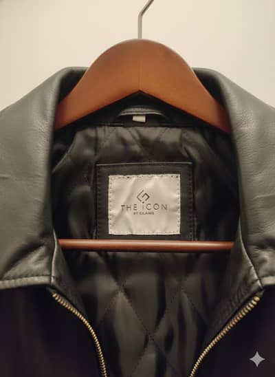 Premium Black Faux Leather Bomber Jacket- the icon by gilanis
