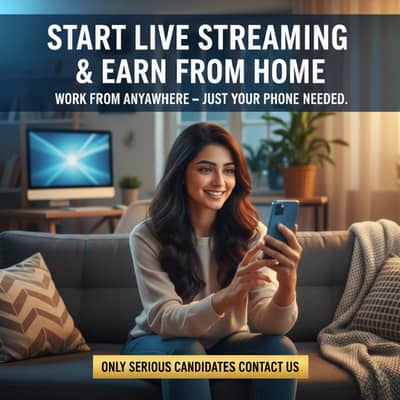Start Your Live Streaming Career & Earn from Home!