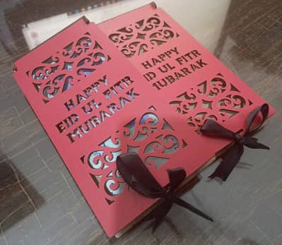 wooden eidi Enovolope for your love one's