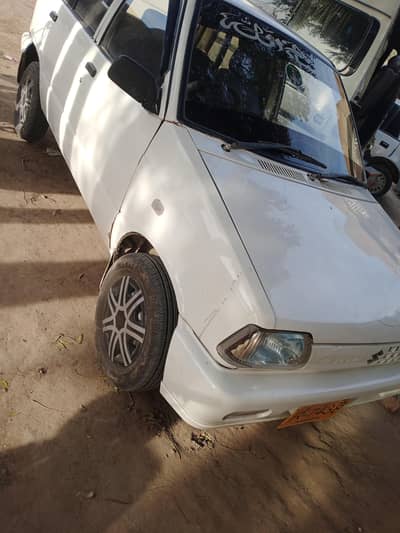 90 model white car - Neat & Clean l Engine OK l AC Installed