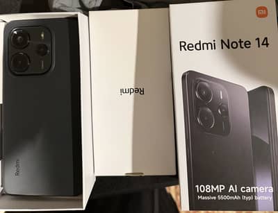 Redmi Note 14 excellent condition very less used