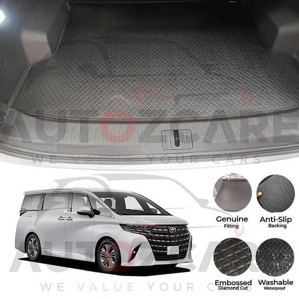Toyota Alphard China Rexine Custom-Size Trunk Mat - Model 2015-2025