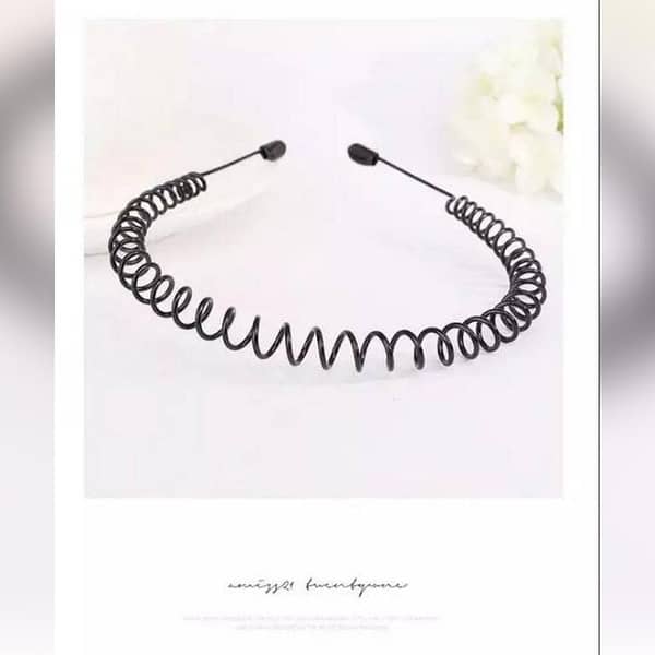 Fashion Style Black Headband for Men and Women – HB0923 Polyester Hair Accessory