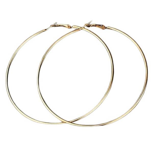New Beautiful Design Golden Hoop Earrings for Girls and Women