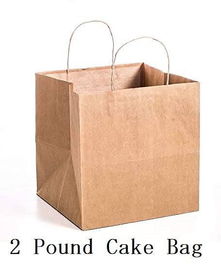 Pack of 10 Kraft Paper Bags with Handles, 11.5 x 10 inches, 2 lb Capacity (Brown Merchandise and Gift Bags) Bulk