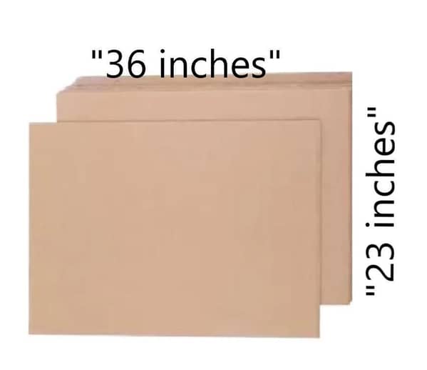 Packing Material Brown Wrapping Paper Sheets – 50 Sheets, 23 x 36 inches