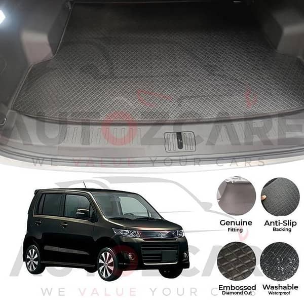 Suzuki Wagon R Stingray China Rexine Custom-Size Trunk Mat - Model 2012-2018