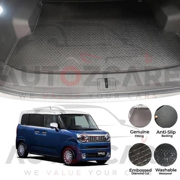Suzuki Wagon R SMILE China Rexine Custom-Size Trunk Mat - Model 2021-2025