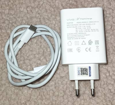 Vivo Y100 Ka  80w Original Charger Box Pulled Charger