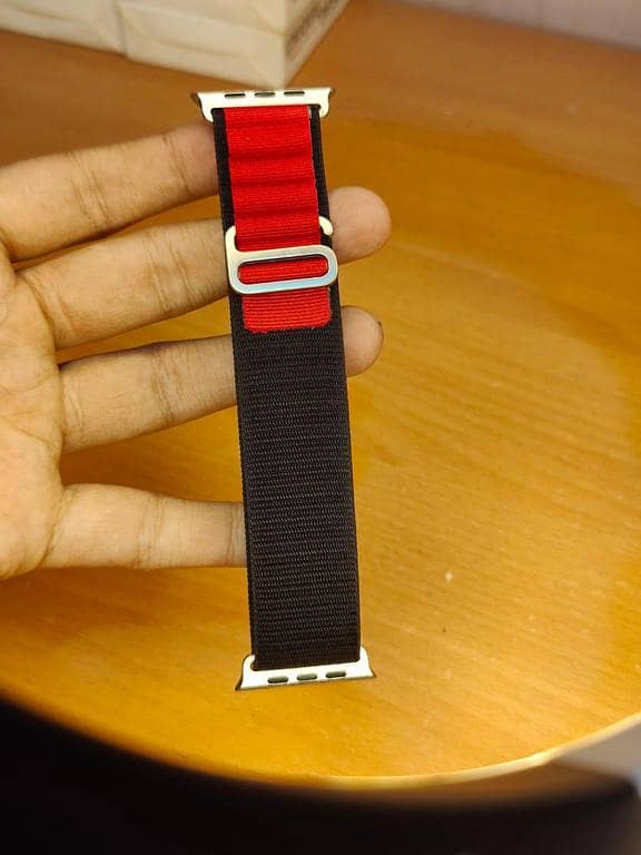 Alpine Loop Straps for Apple Watch 42/44/45/49 mm with Metal Clip and Strap Lock