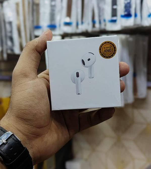 AirPods 4 with ANC, Spatial Audio, USB-C charging, Bluetooth 6.0 compatible with Android and iOS