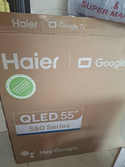 Haier 55″ QLED Google Smart TV | Ultra HD | Premium Display