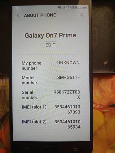 Samsung galaxy J/7 prime Mobile ram 3/32 storage home use. .