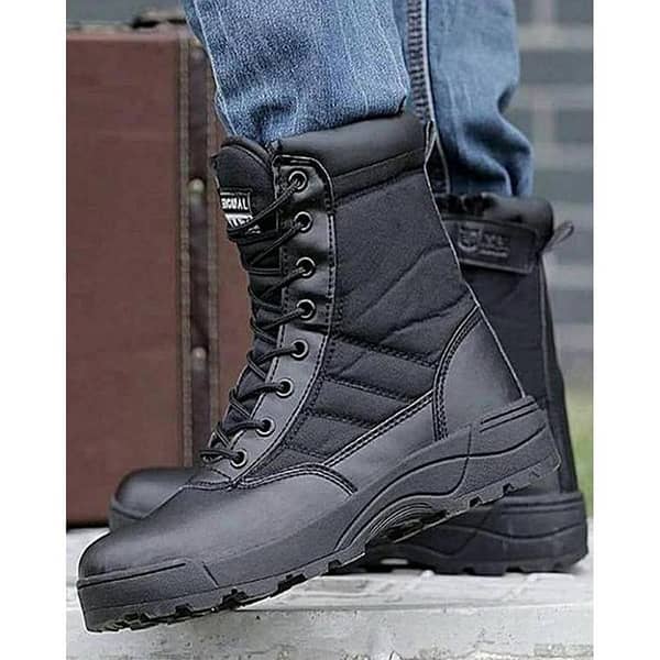 Men Boots Army Ankle Boots Autumn Winter Outdoor