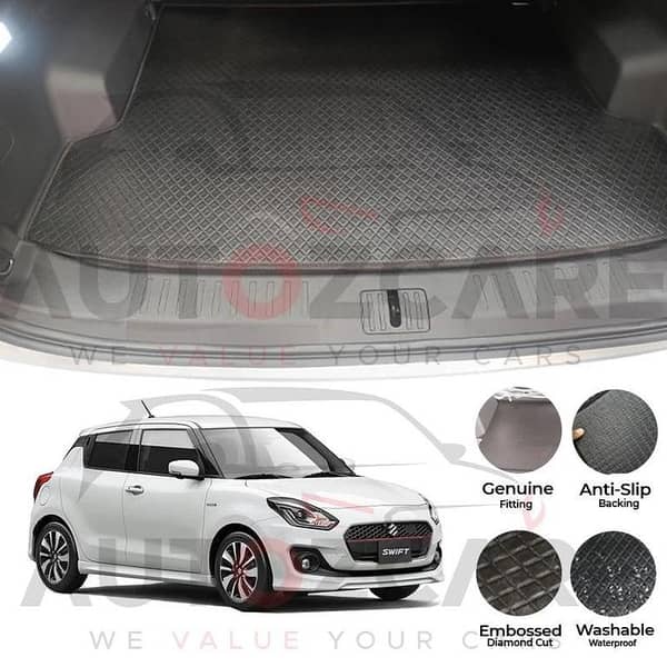 Suzuki Swift China Rexine Custom-Size Trunk Mat - Model 2022-2025