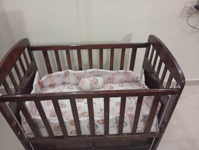 Baby cot + fully covered mosquito net