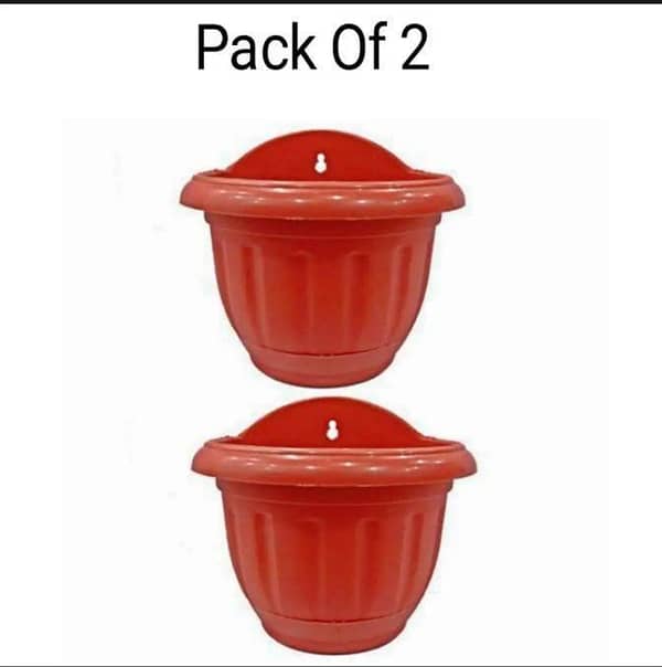 Garden Multicolor Wall Hanging Pots for Indoor and Outdoor Use