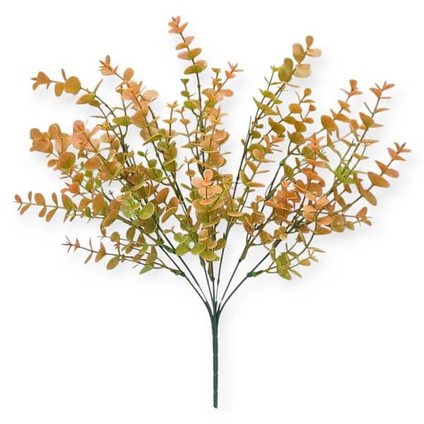 Light Orange Bunch with 7 Branches for Vases, Plants, Office and Home Decoration