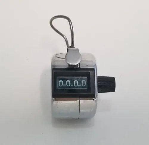 Hand Tally Counter with Tasbih — Plastic Body, Easy to Hold