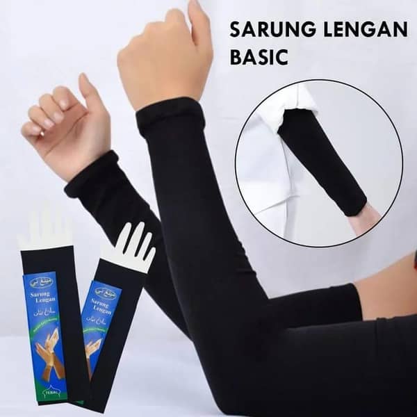 1 Pair Ice Silk Arm Sleeves with UV Protection for Spring and Summer Outdoor Activities