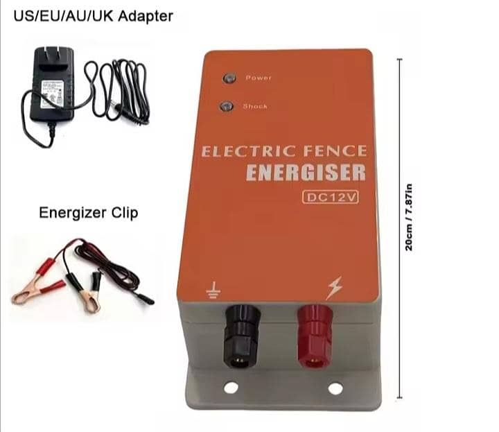 سولر فینس انرجائزر کھیت اور فارم کو جانوروں سے بچانے کے لیے 2