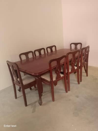 Dining Table 8 Chair  full wood