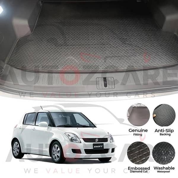 Suzuki Swift China Rexine Custom-Size Trunk Mat - Model 2010-2021