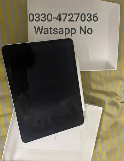 iPad Pro M1 256GB 3rd Gen Full Box Apple Pencil With Case