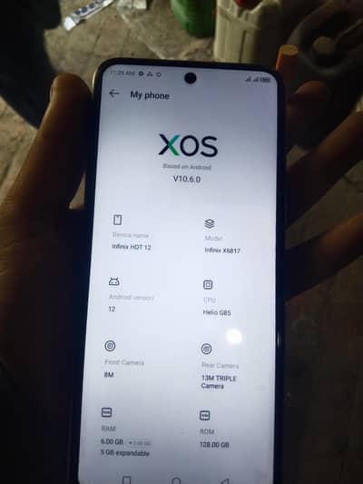 Infinix hot 12.  exchange possible