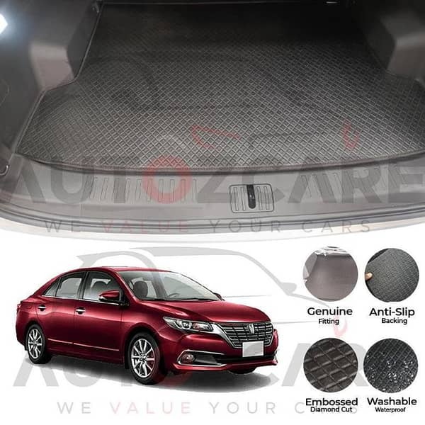 Toyota Premio China Rexine Custom-Size Trunk Mat - Model 2008-2021