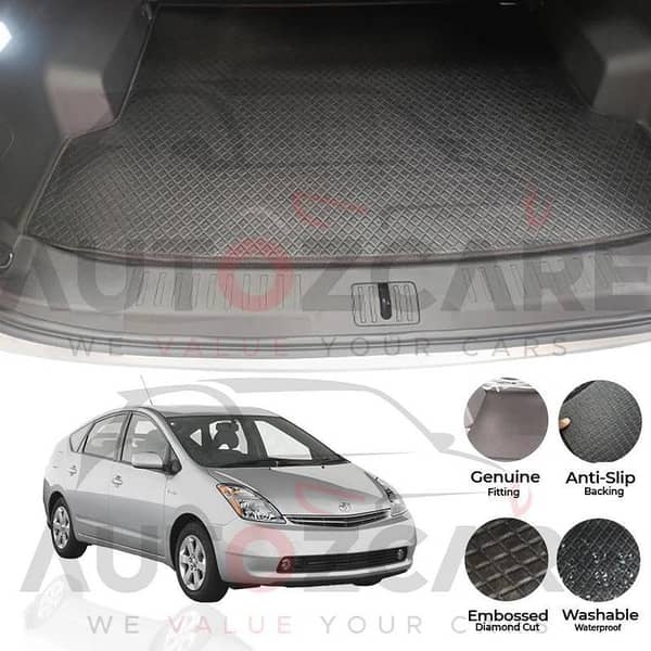 Toyota Prius China Rexine Custom-Size Trunk Mat - Model 2003-2009