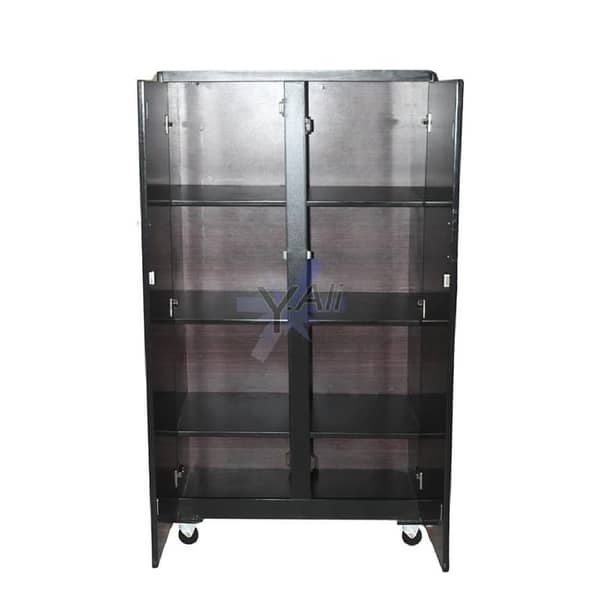 D2 5x3 Wooden Shelf Cupboard Cabinet Wardrobe Almari – Black