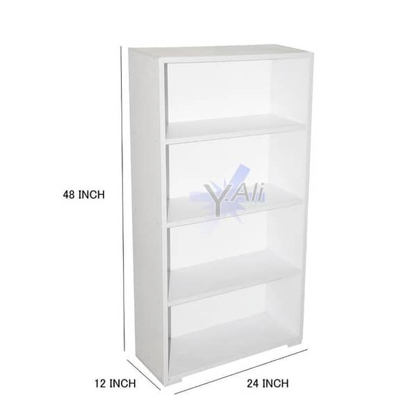 4x2 feet Wooden Sheet Multi-Purpose Storage Rack in White (Shoe, Book, Almari Cabinet)