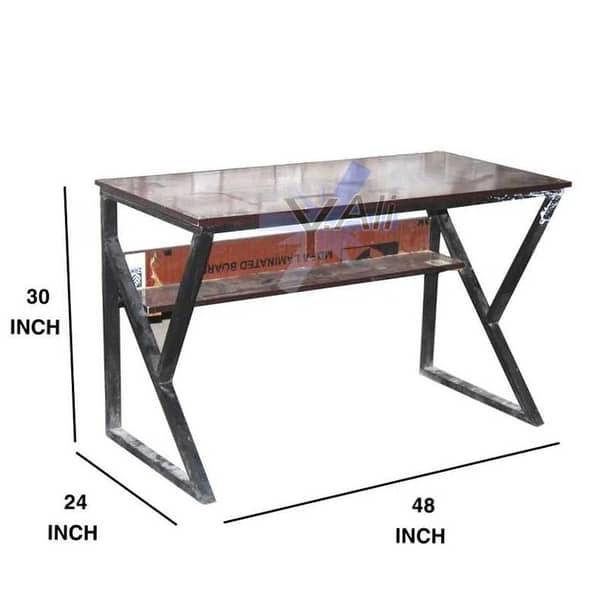 MT1 4x2 ft Matal and Wooden Sheet Table – Center/Office Table