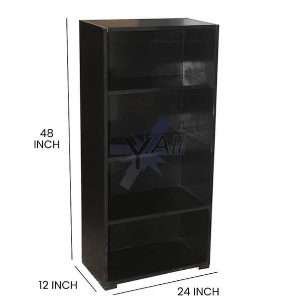 4x2 feet Wooden sheet Multi Purpose Storage Rack - black - Shoe rack book rack almari cabinet