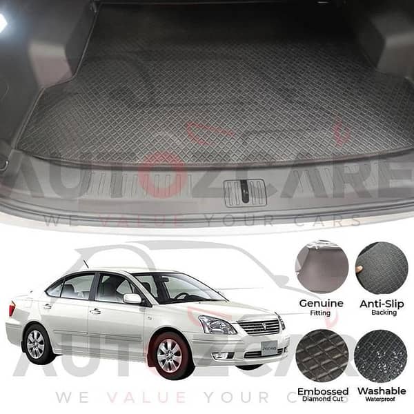 Toyota Premio China Rexine Custom-Size Trunk Mat - Model 2001-2007