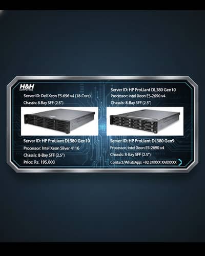 server | HP ProLiant DL380 Gen10 | HP ProLiant DL380 Gen9 | hp server