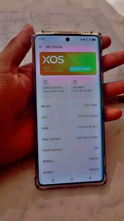 infinix note 40 pro  exchange