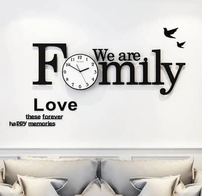 Family Beautiful Wooden Wall clock Available