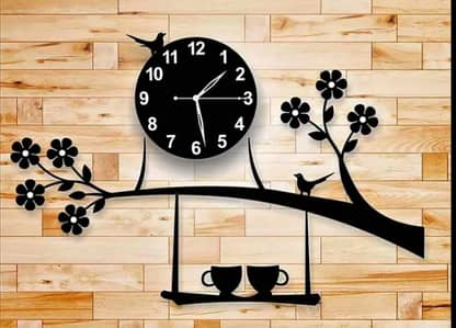 Tree Style Wooden Wall clock Available