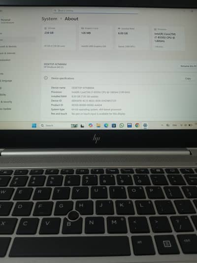 Hp laptop i7 8 generation