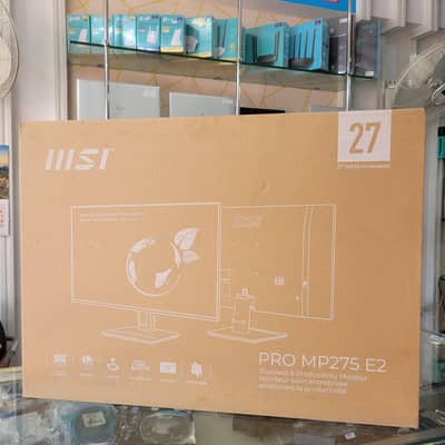 MSI PRO MP 275 E2 27 INCH MONITOR BRAND NEW 1 YEAR WARRANTY