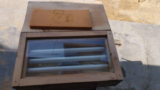 rubber stamp making machine with 3 rods new