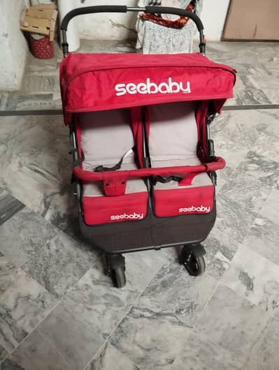 Double baby stroller for sale seebaby