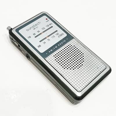 Sunstech RPS1 Mini Pocket AM/FM Radio with Built-In Speaker