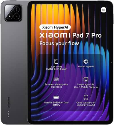 Xiaomi Pad 7 Pro Open Box | 12GB/512GB | 144Hz | Snapdragon 8s Gen 3