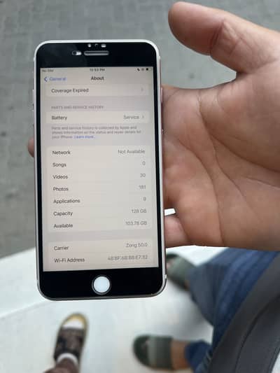 iPhone 7plus  128gb non pta sim time 4manth available