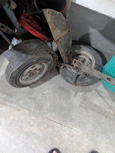 Side wheell Extra Tyre For Disable Person